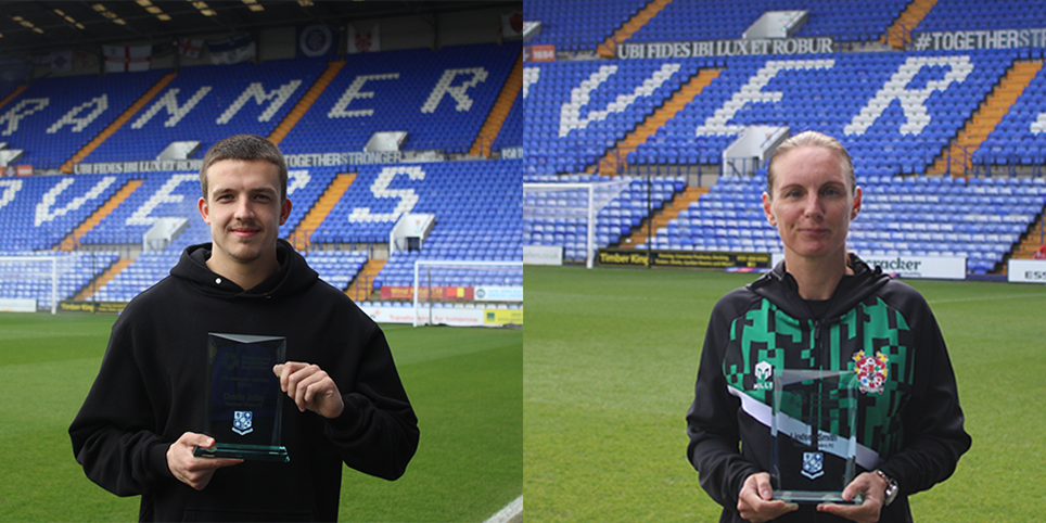 Charlie Jolley and Lindsey Smith named Rovers Community Players of the Season